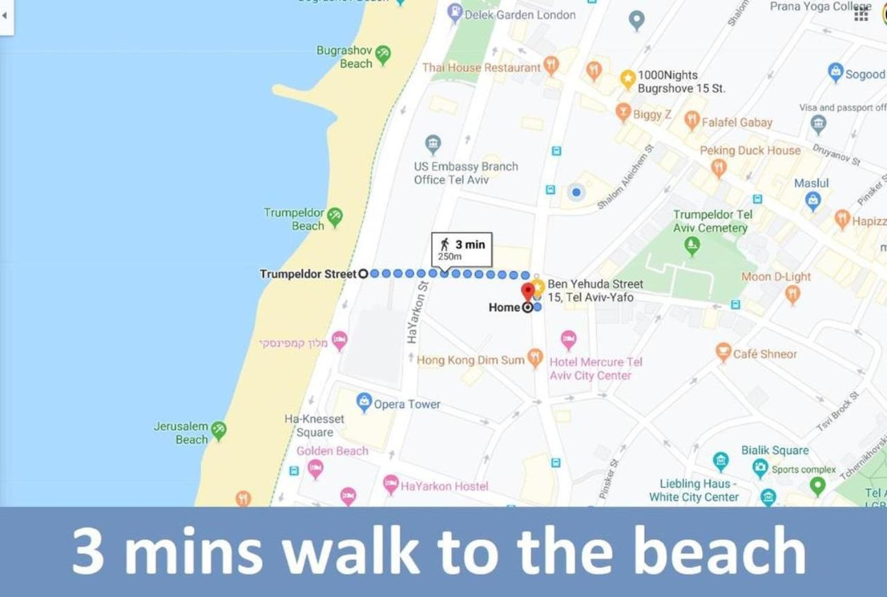 Studios By The Beach Tel-Aviv Extérieur photo